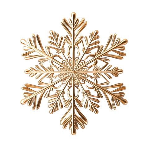 Floco De Neve Elegante Dourado Png Ouro Dourado Neve Png Imagem