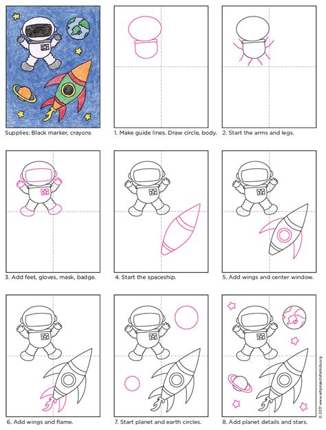 Draw an Astronaut · Art Projects for Kids