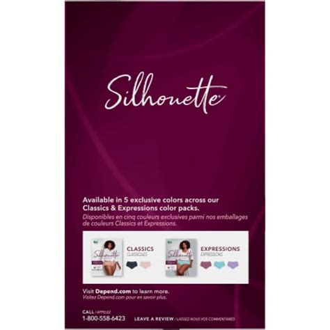 Depend Silhouette Maximum Absorbency L/XL Incontinence Underwear for ...