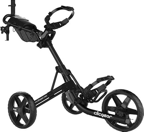 Clicgear Model 40 Golf Push Cart 3 Wheel Foldable Walking Golf Cart Black Amazonca