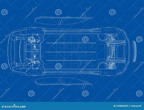 Assembling Electric Car Vector Stock Vector Illustration Of Sport