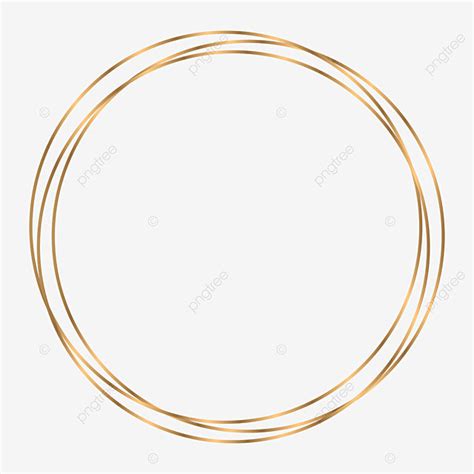 Gold Circle Frame Clipart Hd PNG Circle Gold Frame Element Gold