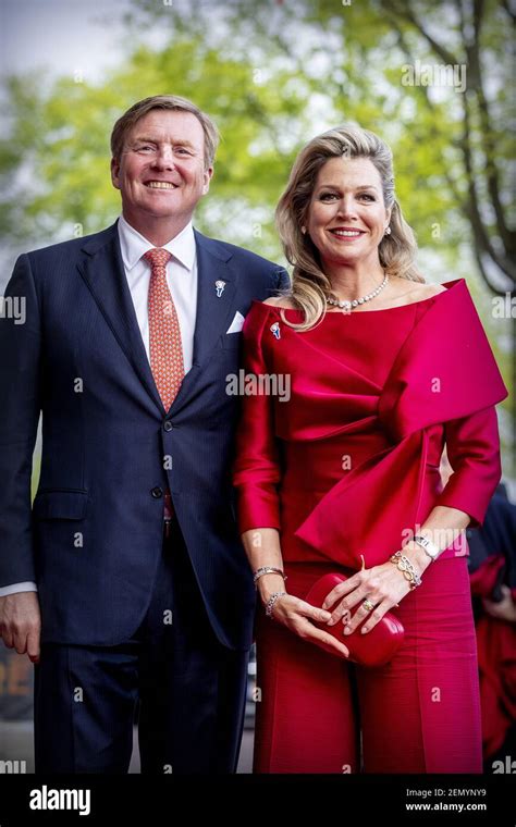 Amsterdam Dutch King Willem Alexander And Queen Maxima Attend The