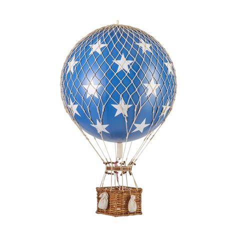 Royal Aero Hot Air Balloon Blue Stars Authentic Models Model Hot
