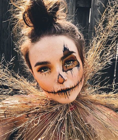 Scarecrow Makeup Ideas For Halloween The Glossychic Creepy