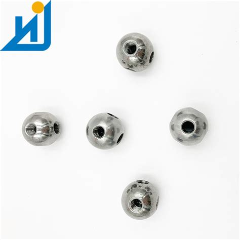 25mm Customized Solid Stainless Steel Ball With M6 M8 M10 Threaded