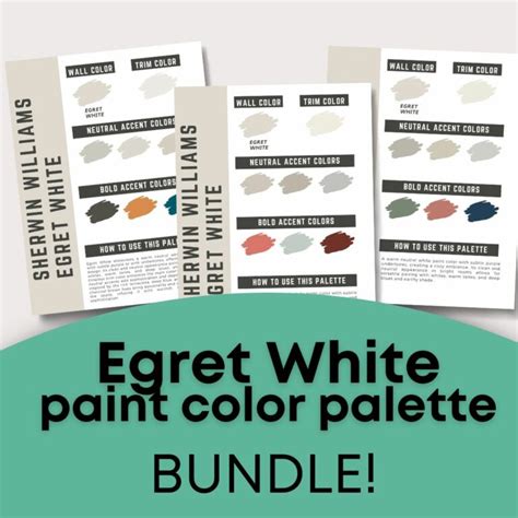 Egret White Color Palette Bundle – The Paint Color Project