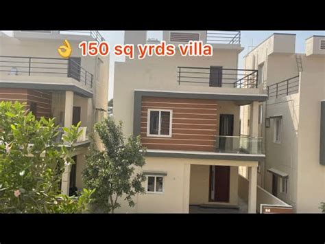 Sq Yrds Triplex Villa For Sale In Gated Community In Hyderabad