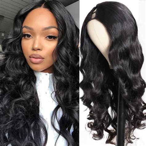 Peruca Brasileira Glueless Body Wave Perucas De Cabelo Humano Pronto