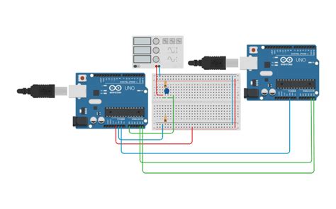 Circuit Design Filtro Paso Bajo 2 Arduinos Tinkercad