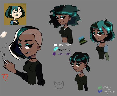 gwen // total drama island by vomyy on DeviantArt