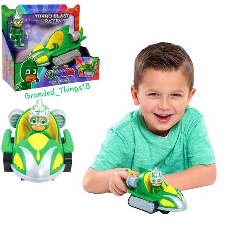 Rara Rara Pj M Scaras Gekko Reptil M Vil Turbo Blast Racer Figura