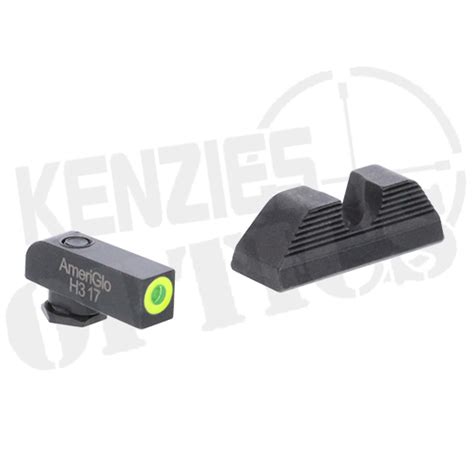 Ameriglo Defoor Tactical Sets Front And Rear Iron Sights Kenzies Optics