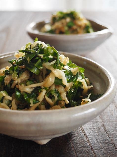 Sesame Oil Scented Stir Fried Dried Daikon Radish And Spring