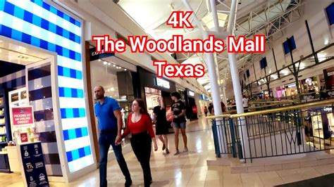 4K The Woodlands Mall Evening Walk Tour In The Woodlands Texas YouTube