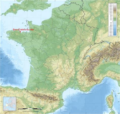 Carte De Binic Tables Sur Mer Situation G Ographique Et Population