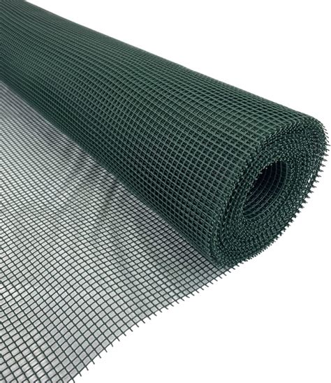 Plastic Mesh Fencing 1m X 25m 5mm Hole Green Plastic Garden Fencing Mesh Netting For