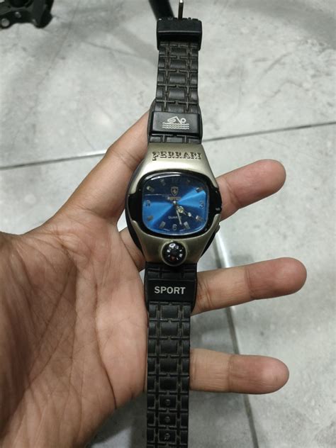 Jam Tangan Ferrari With Compass On Carousell