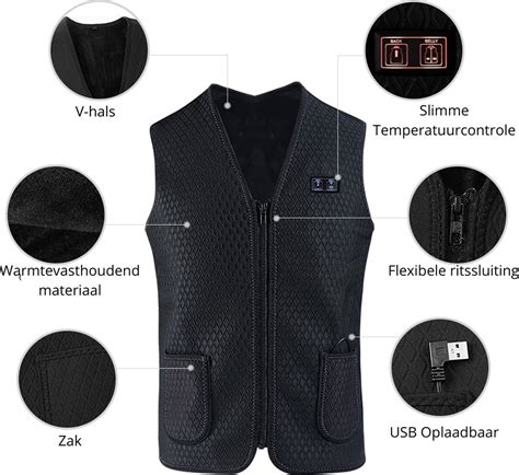 Bebetter Verwarmde Bodywarmer Elektrische Kleding Heated Vest