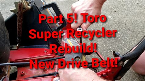 Part New Drive Belt Toro Super Recycler Rebuild Youtube