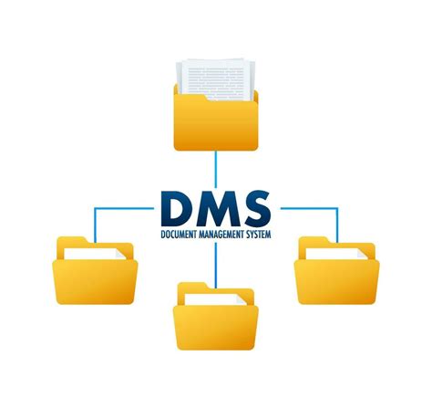 Dms Document Management System Digital Business Cloud Storage Icon