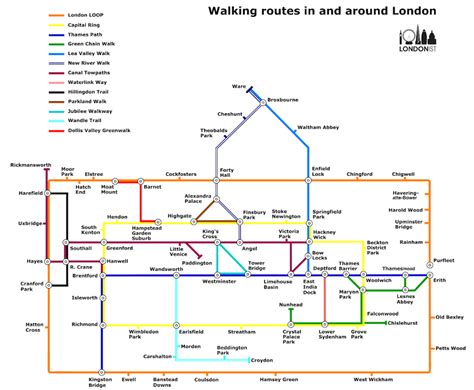 The London Walker's Tube Map | Londonist