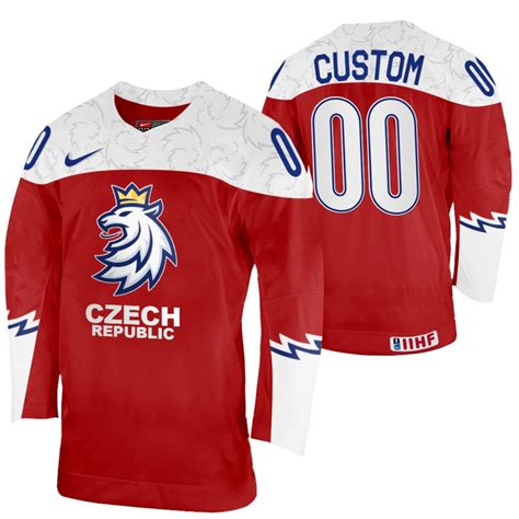 Maillot Hockey République tchèque Personnalisé 2022 IIHF World