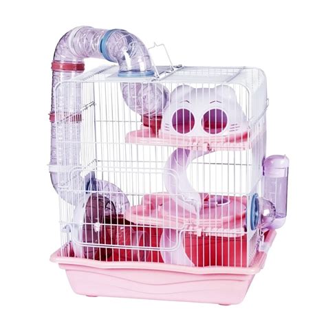 Gaiola Hamster American Pets Labirinto Rosa Safari Tam M Em Promo O