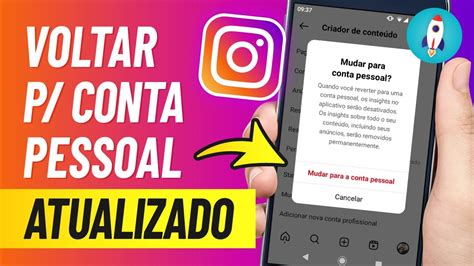 Como Reverter Para CONTA PESSOAL no Instagram Após NOVA ATUALIZAÇÃO