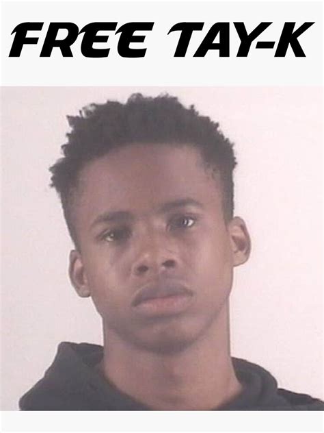 "FREE TAYK Mugshot" Sticker for Sale by peachdreamfw3 | Redbubble