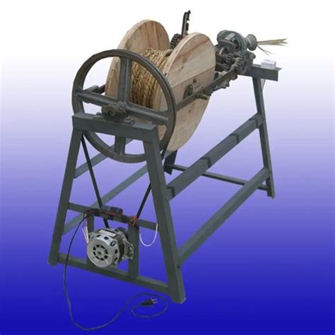 Small Type Grass Rope Braiding Machine Wheat Rice Straw Rope Making