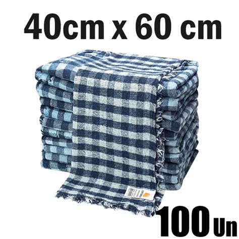 Pano De Chão Xadrez - Kit 100 Pano De Chão Xadrez 40cm X 60cm Construmarcas | Leroy Merlin