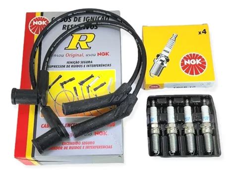 Kit Cables Y Bujias Ford Fiesta 1 6 8v Zetec Rocam Ngk