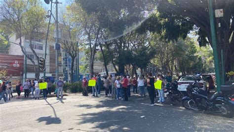 Cdmx Bloquean Miguel Ángel De Quevedo En Cdmx Por Falta De Agua Desde