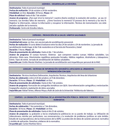 Circular De Actividades Formativas N Ayuntamiento De Zaragoza