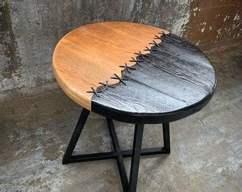 Unique Side Table Etsy