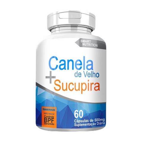 Canela de Velho Sucupira 60 cápsulas 500 mg Produto Natural