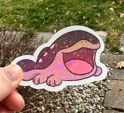 Pokémon Wooper Paldean Wooper Quagsire Clodsire Holographic Stickers Etsy