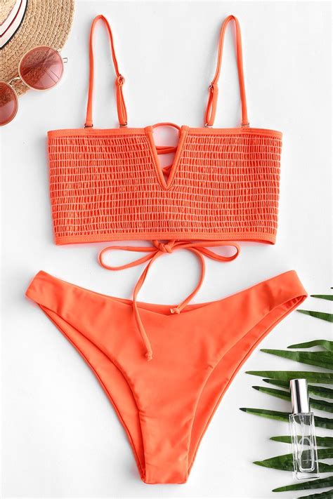 A Bikini A Day Bikini Sets High Cut Bikini High Neck Bikinis