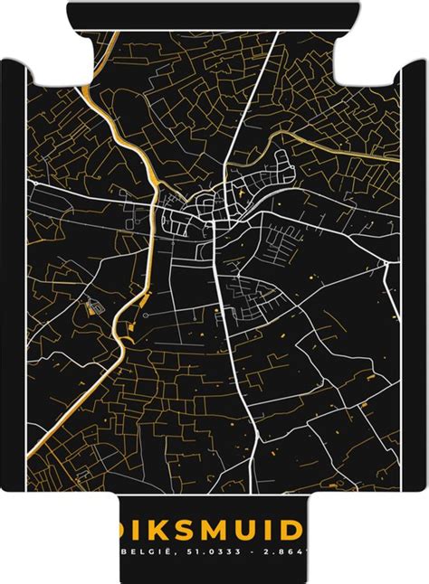 Verwisselbare Print Voor Fotokoffer Stadskaart Plattegrond