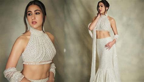 Sara Ali Khan Stuns In Pearl Perfect Ensemble At Anant Ambani S Pre