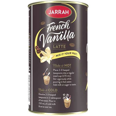 Jarrah French Vanilla Latte Instant Coffee 250g Woolworths