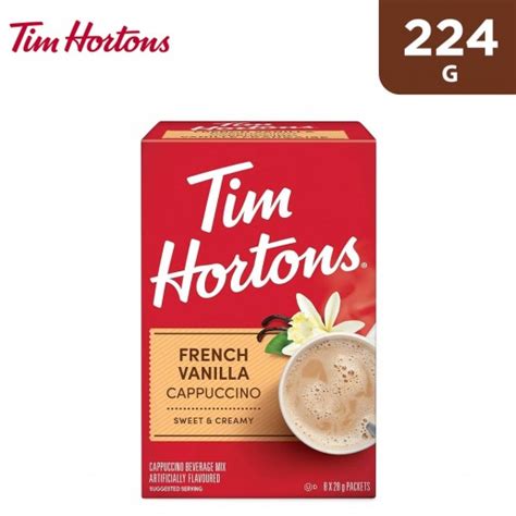 Buy Tim Hortons French Vanilla Cappuccino Packets 224 G Delivered By