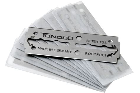 Tondeo 10 TSS 3 Double Razor Blades lâminas de barbear Compras