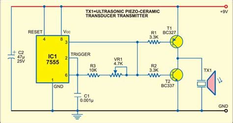 Ultrasonic Sensor Circuit Diagram - IOT Wiring Diagram