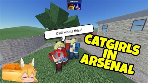 CATGIRLS IN ARSENAL ROBLOX ARSENAL YouTube