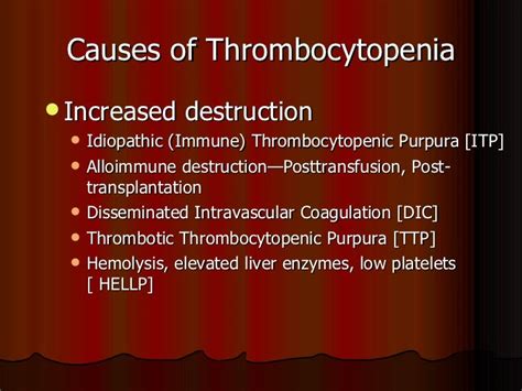 Thrombocytopenia