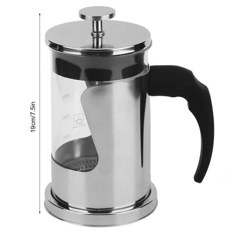 Presse à café française 600 ml cafetière en acier inoxydable avec