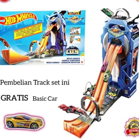 Promo Hot Wheels Track City Mega Garage Mainan Trek Playset Hotwheels Diskon Di Seller Toys