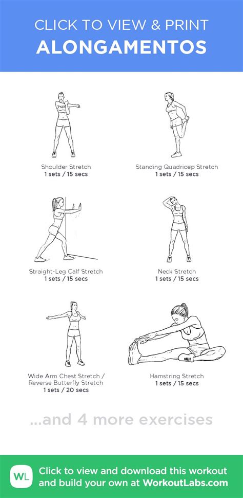 Get Fit With Illustrated Exercise Plan